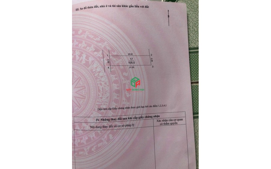 BÁN 105M ĐẤT THÔN ĐỒNG, NGUYÊN KHÊ - LÕI CÔNG VIÊN VINTECH - ĐƯỜNG 4M THÔNG - GIÁ CỰC RẺ